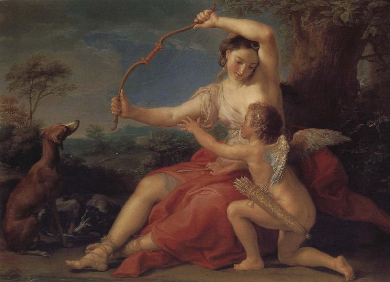 Pompeo Batoni Cupid and Diana Sweden oil painting art